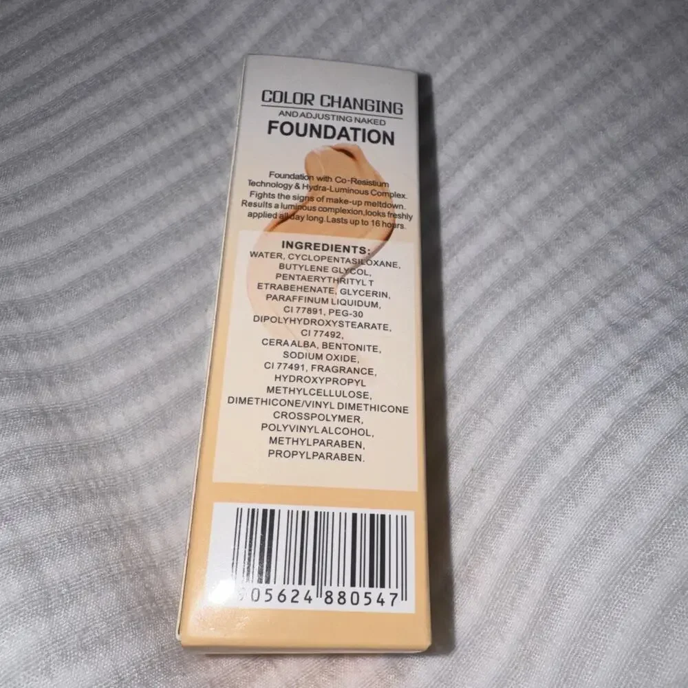 New TLM Tailaimei Professional Color Changing Foundation Adjusting Naked All Day